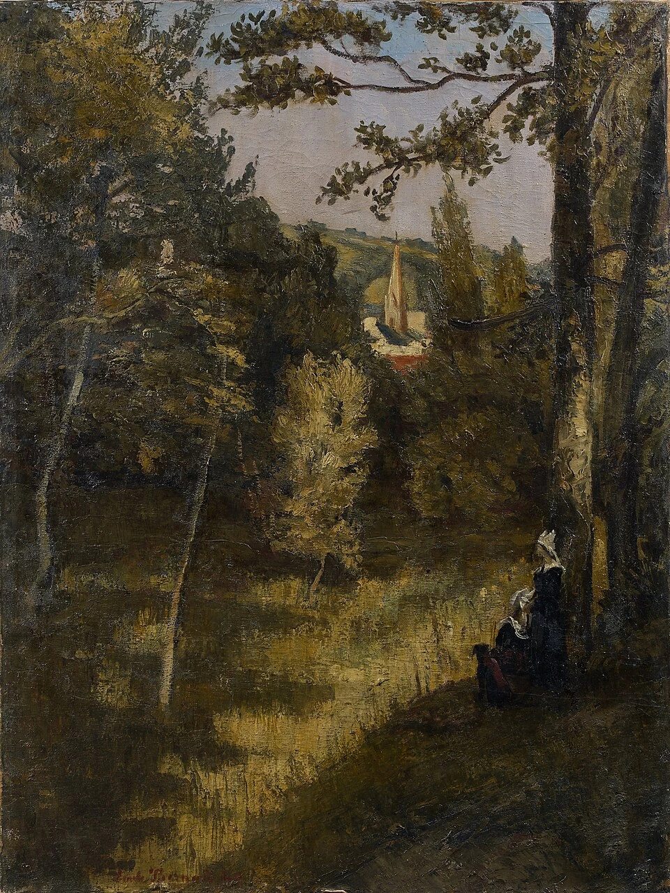 Due donne bretoni ai margini del Bois d'Amour, 1940